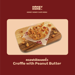 Croffle with Peanut Butter