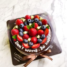 Mix fruit on larna cake 1 pound