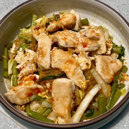 สุกี้แห้ง ไก่