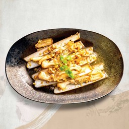 หอยไม้ไผ่ผัดกระเทียม