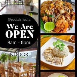 ณ.บางเพ็ง ( ข้าวมันไก่ต้ม ข้าวมันไก่ทอด  ผัดไทย ข้าวผัดกระเพราอาหารตามสั่ง ข้าวขาหมู  ข้าวผัด ) ซ.บางเพ็ง