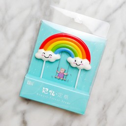 Cartoon Rainbow Candle