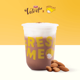 อัลมอนด์ช็อกโกแลตลาเต้