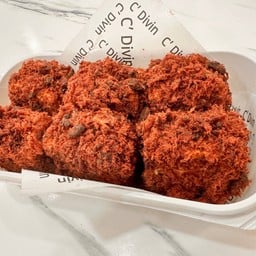 เค้กชิฟฟ่อนไก่หยองกรอบช็อกโกแลต 巧克力酥脆肉松