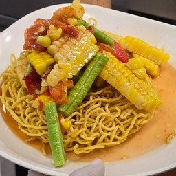 ตำข้าวโพดหมี่กรอบ