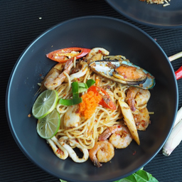 สปาเก็ตตี้ต้มยำทะเล