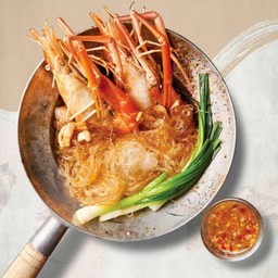 กุ้งแม่น้ำอบวุ้นเส้น