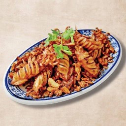 ปลาหมึกไข่จิ๋วแดดเดียวทอด