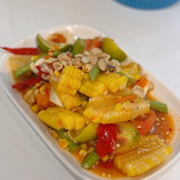 ตำข้าวโพดไข่-เค็ม