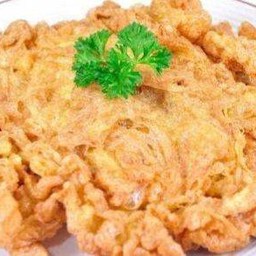 ไข่เจียวหมูสับ กับข้าว