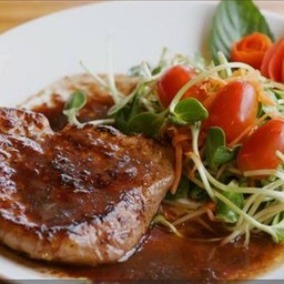 สเต็กไก่บาร์บีคิว