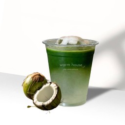 Clear matcha coconut