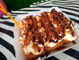 ปังปิ้งวิปครีม+ผงโอวัลติน