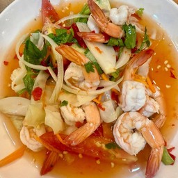 ยำกุ้งสุก