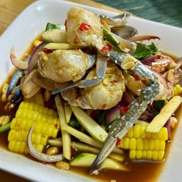 ตำปูม้า เผ็ด-ไม่เผ็ด