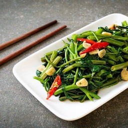 ผัดผักบุ้ง(เป็นกับ)