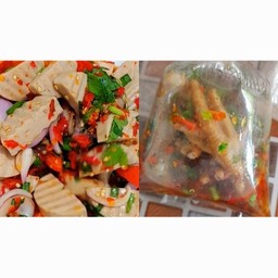 เซ็ตคู่(ซุปเปอร์ตีนไก่+ยำหมูยอแซ่บๆ)