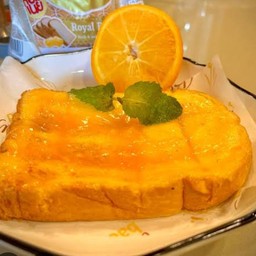 ปังปิ้งแยมส้ม 1 แผ่น