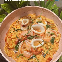 ข้าวไข่ข้นห่อหมกทะเล