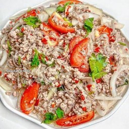 ยำวุ้นเส้นหมูสับ