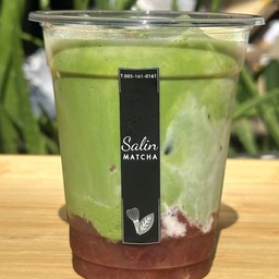 สตรอเบอร์รี่มัทฉะลาเต้ Strawberry Matcha Latte