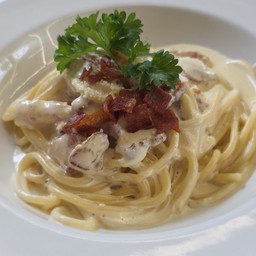Carbonara Bacon Spaghetti