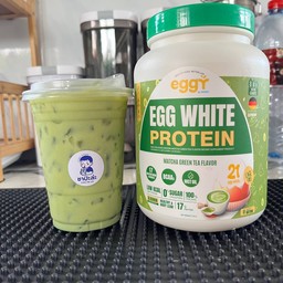 ชาเขียวเย็น ( โปรตีนไข่ขาว )