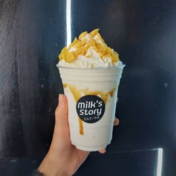 นมสดคาราเมลวิปคอนเฟลค