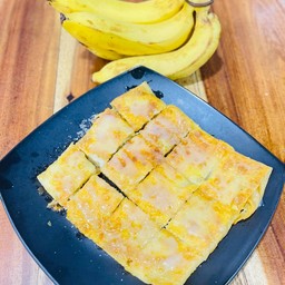 โรตีไข่กล้วยหอม Banana Egg Roti