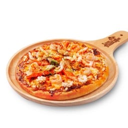 พิซซ่าหน้าต้มยำซีฟู้ด (Pizza Tomyum Seafood) ไซส์M/6ชิ้น