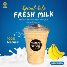 นมสดกล้วย