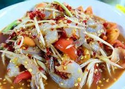 ตำกุ้งสด พิเศษ