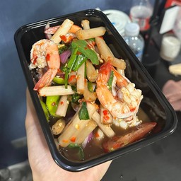 ไหลบัว+กุ้งสุก