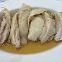 ไก่ต้มสับ +น้ำจิ้ม สั่งเป็นกับ