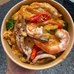ข้าวไข่ข้นห่อหมกรวมมิตร