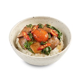ลด 30% Ka-Prao Tongue Rice Bowl (ข้าวหน้ากะเพราลิ้นวัว + ไข่ดอง)