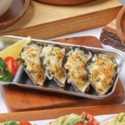 หอยแมลงภู่อบชีส