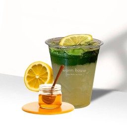 Clear matcha honey lemon