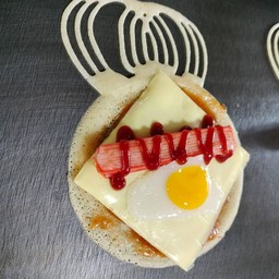 พิซซ่า+ชีส+ปูอัด+ไข่