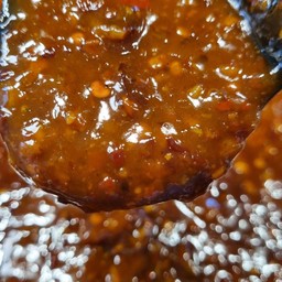 น้ำจิ้มสูตรพริกเผาบุรีรัมย์ ( เผ็ดนัว ) 3 ออนซ์