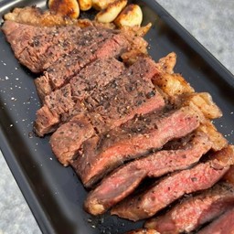 [อร่อยซ่ากับโค้ก] เนื้อย่างพิคานย่า 1 นาที +  โค้ก ออริจินัล (ขวด) 