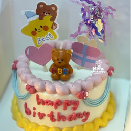 มินิเค้กหมีHBD-วนิลลา