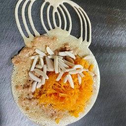 เนยถั่ว+อัลมอนด์+ฝอยทอง