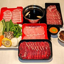 ชาบูเซตหมู+เนื้อสุดคุ้ม