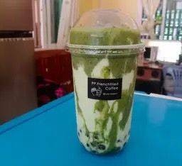 นมเหนียวชาเขียว