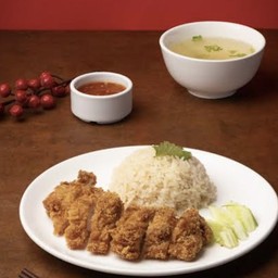 ข้าวมันไก่ ข้าวคลุกกะปิ ตลาดหนองเกตุน้อย