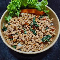 ข้าวกระเพราหมูสับ