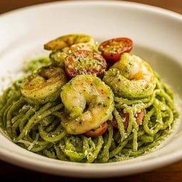 สปาเก็ตตี้เพสโตกุ้ง