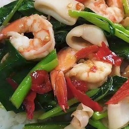 ข้าวคะน้าทะเล