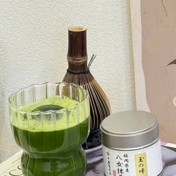 มัทฉะชงนมTamanomine